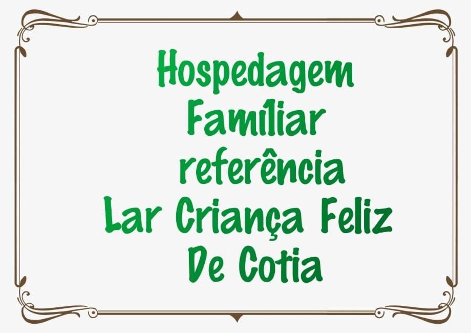 Hospedagem Familiar Cotia  Exterior foto